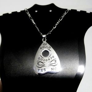 Stainless Steel Ouija Board Planchette Necklace